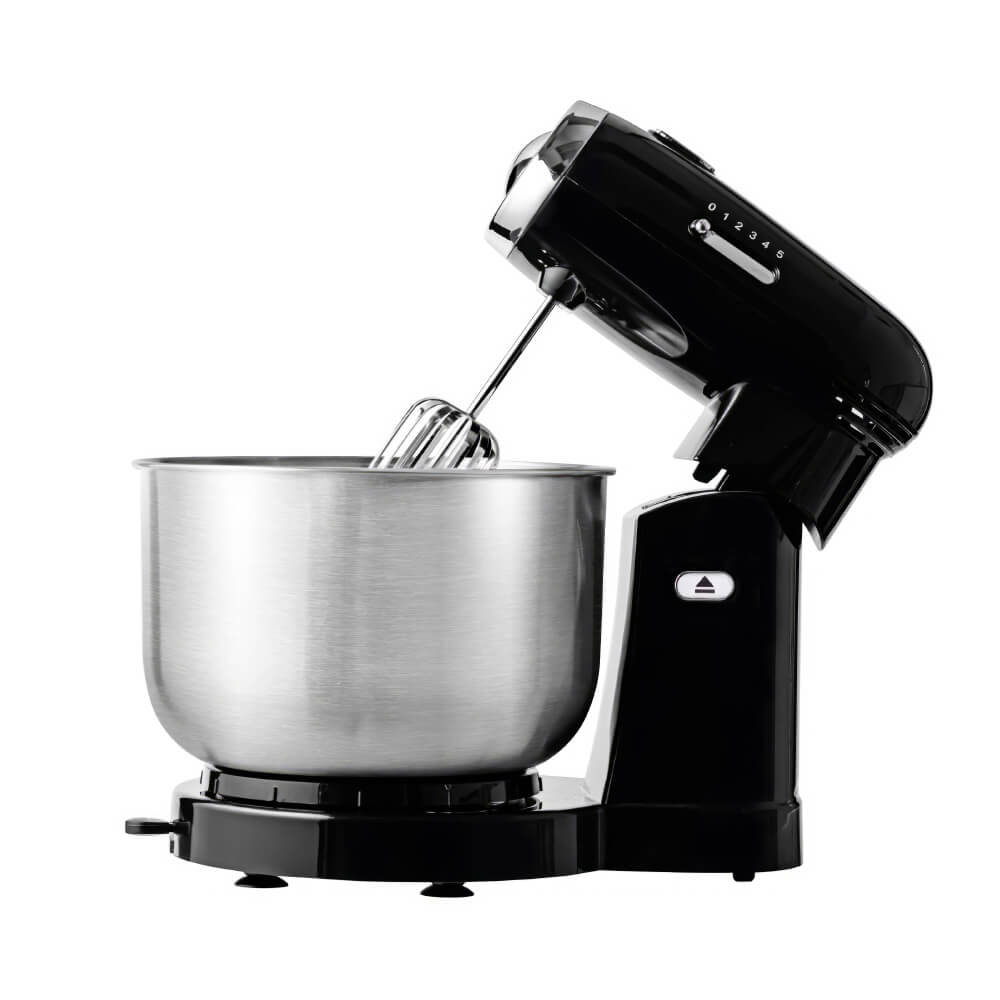 Electric Stand Mixer 3.5 Qt Stainless Bowl 5 Speed 250W Lightweight