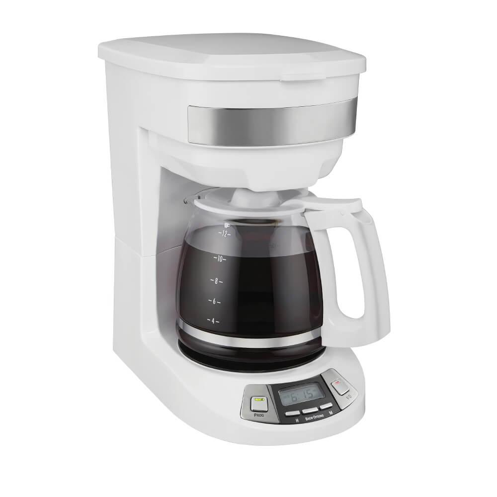 12 Cup Programmable Coffee Maker with Brew Strength and Auto Pause