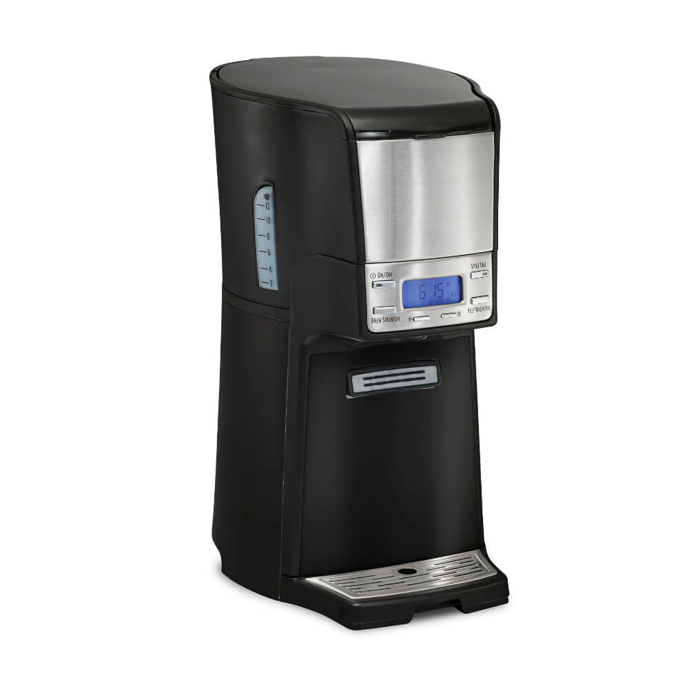 12 Cup Programmable Drip Coffee Maker with Dispenser and Brew Options