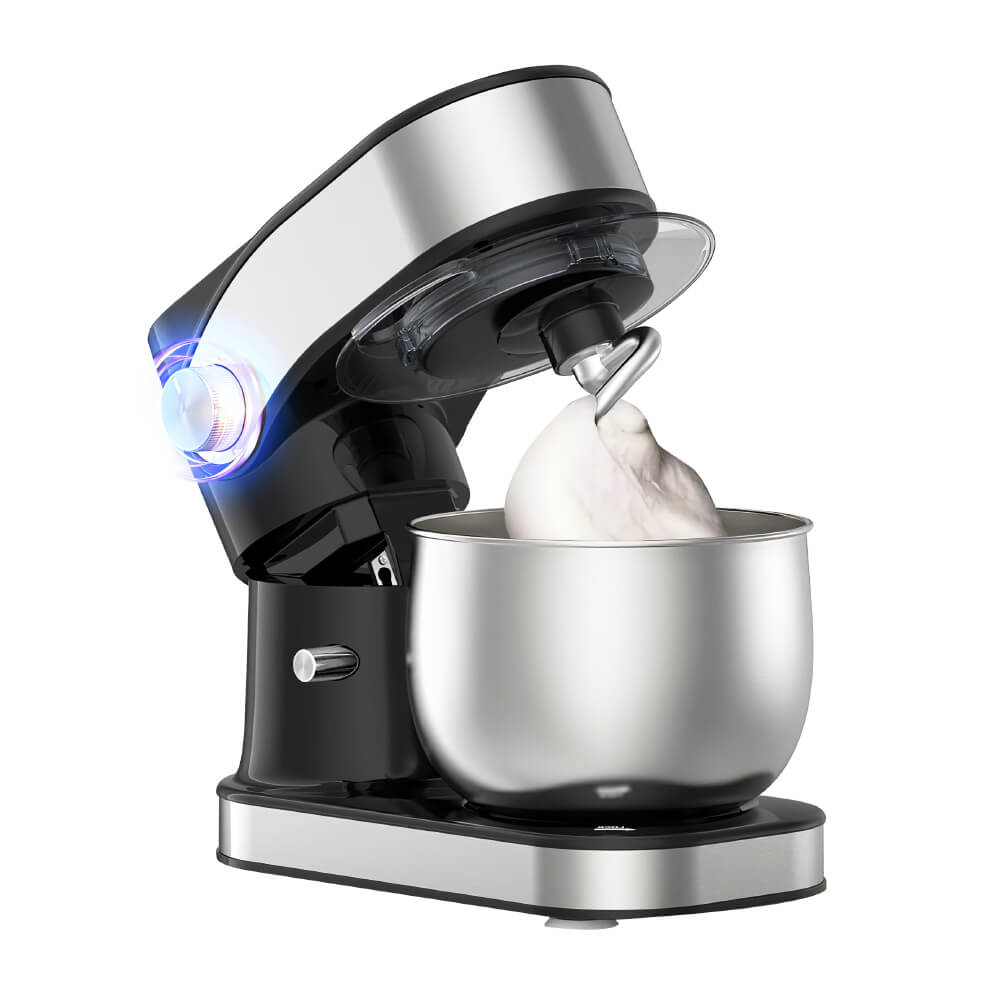 3.2Qt Stand Mixer 6 Speeds with Stainless Steel Bowl Beaters and Dough Hook