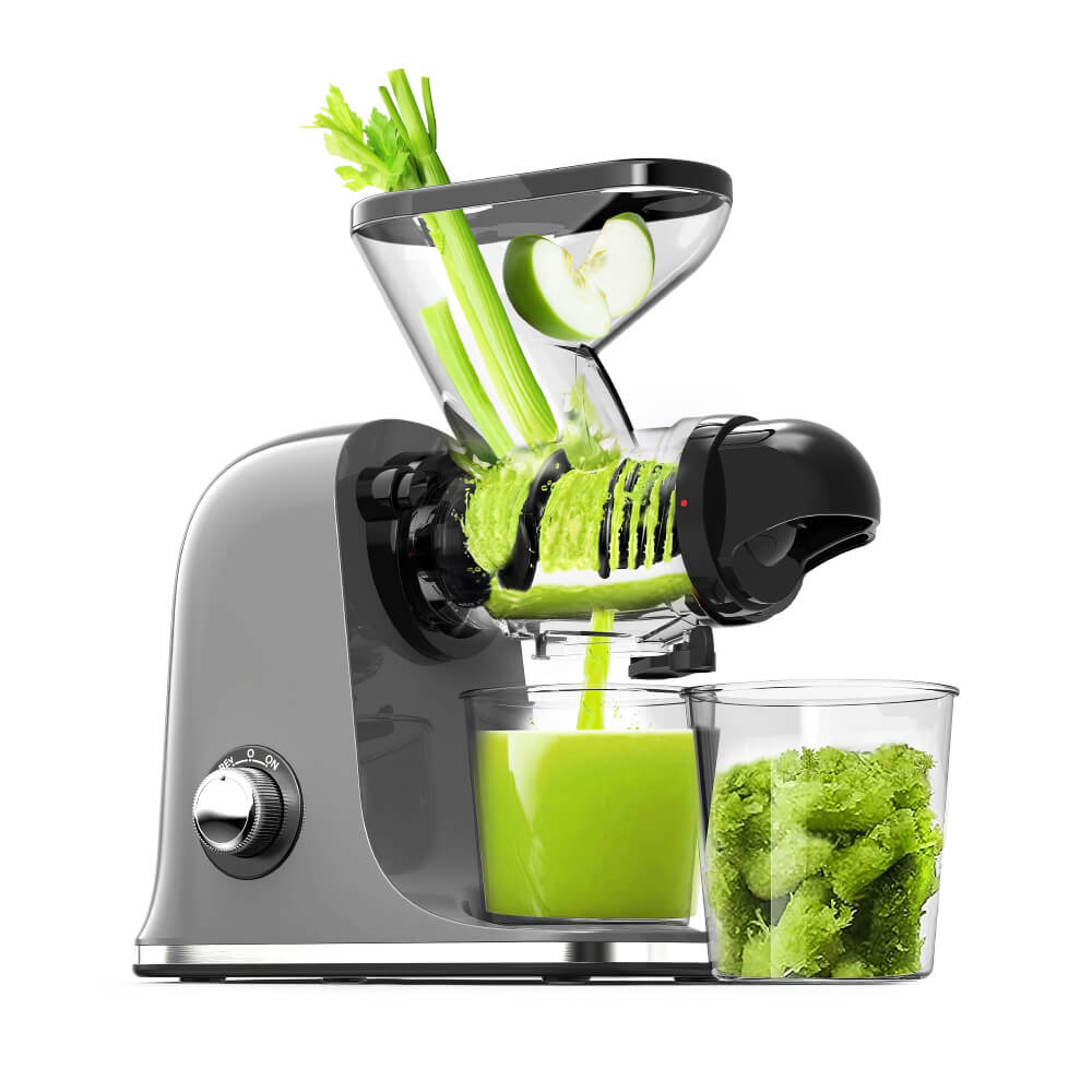 Cold Press Juicer with Dual Feed Chute and Smart Juice Cap 150W