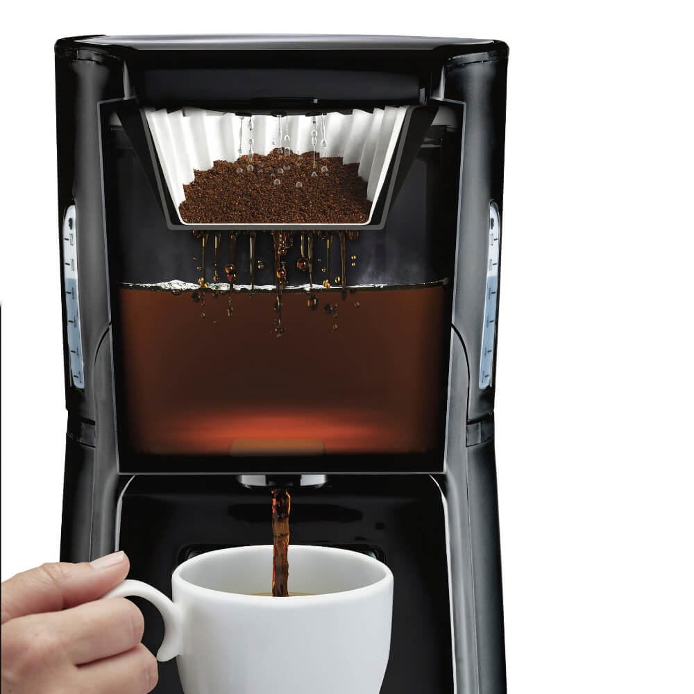12 Cup Programmable Drip Coffee Maker with Dispenser and Brew Options