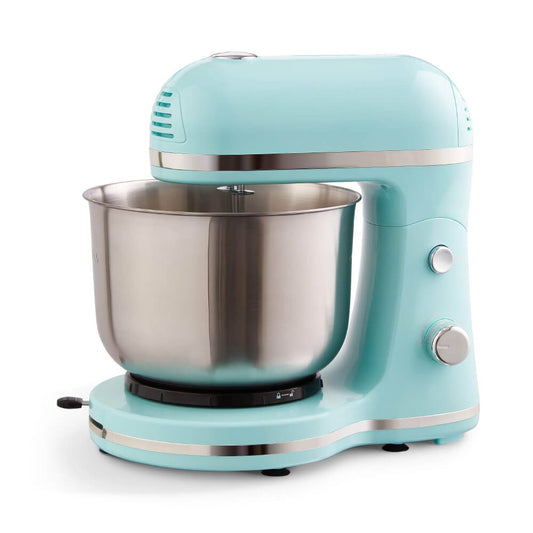 Compact 3.5 Quart Stand Mixer with Beaters and Dough Hooks