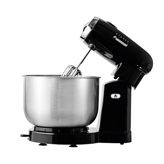 Electric Stand Mixer 3.5 Qt Stainless Bowl 5 Speed 250W Lightweight