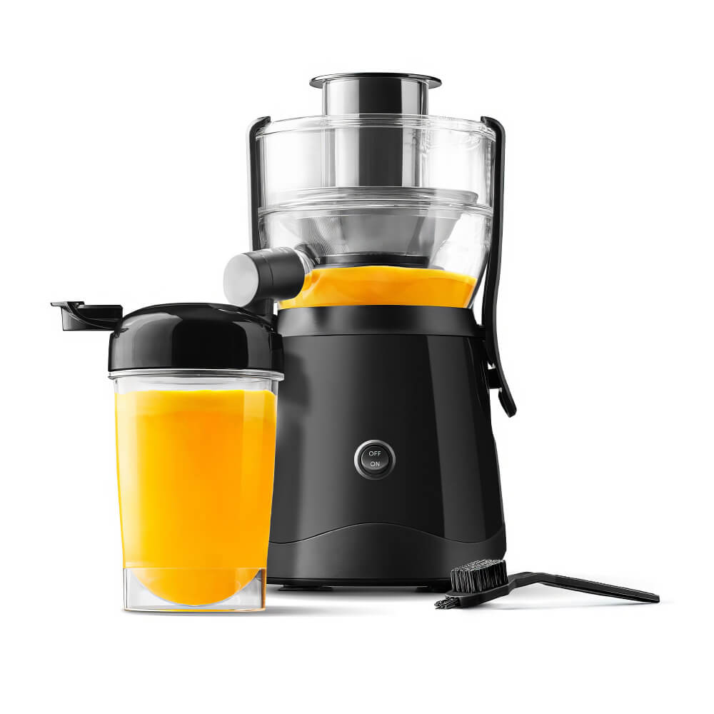 400W Compact Juicer with 16oz Travel Cup Dishwasher Safe Easy Clean